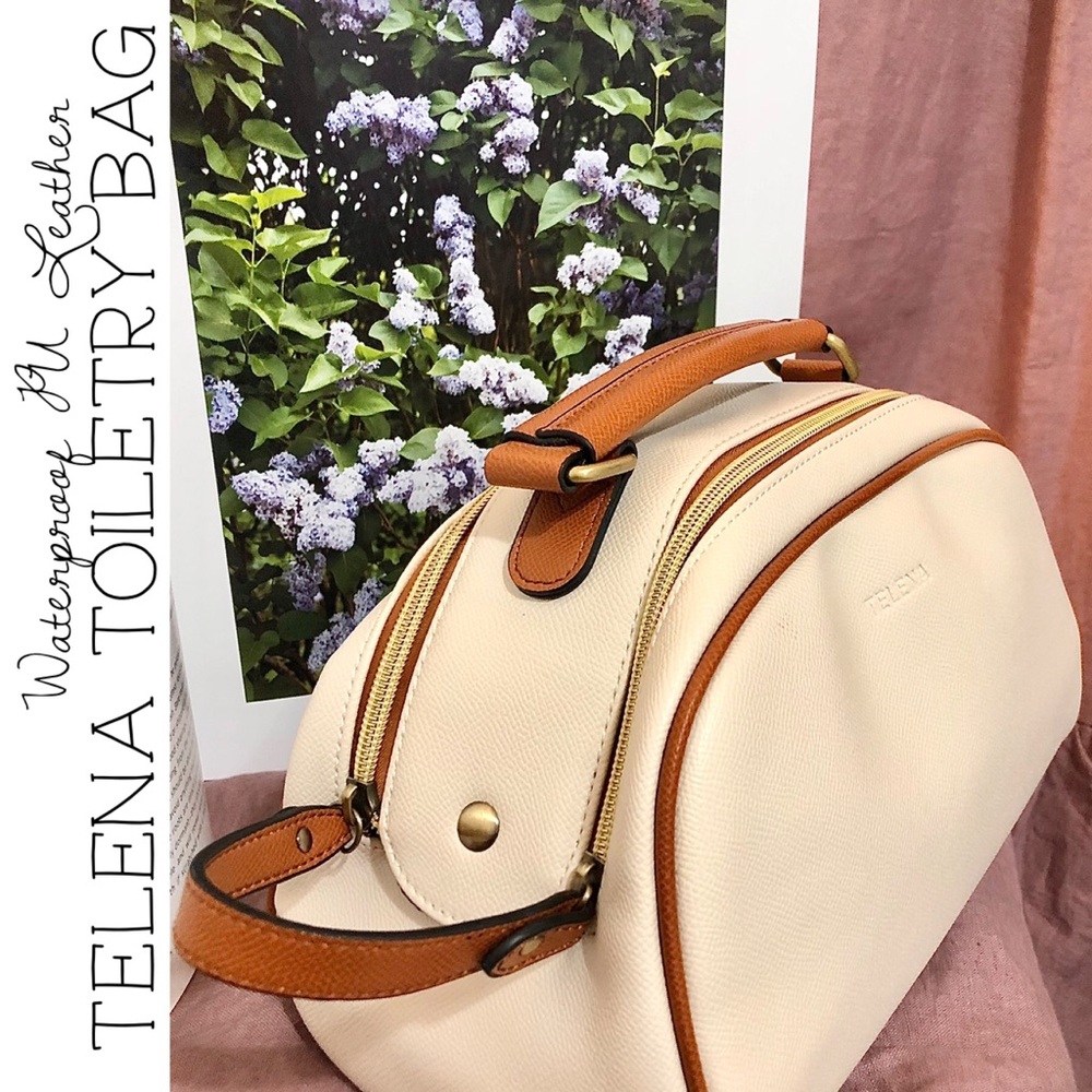 Waterproof PU Leather Telena Toiletry Travel Case